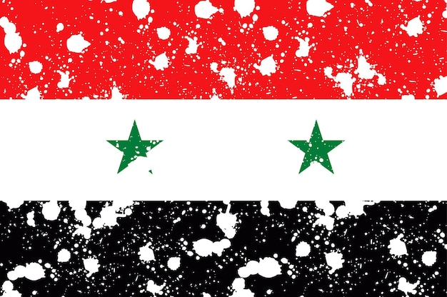 Vector bandera de siria