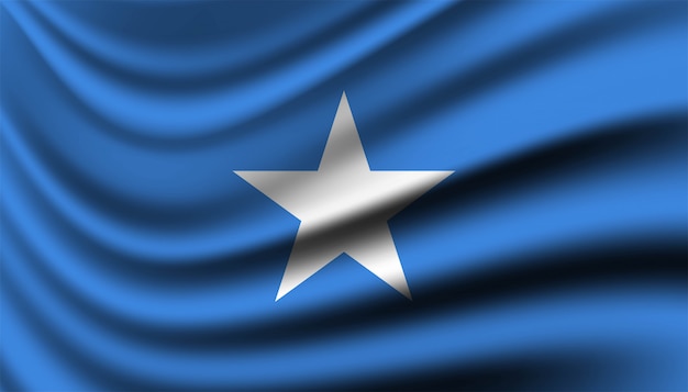 Bandera de Somalia plantilla de fondo.