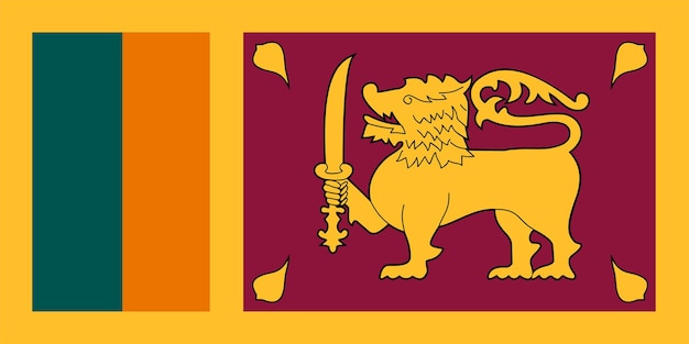 bandera de sri lanka una gran nación