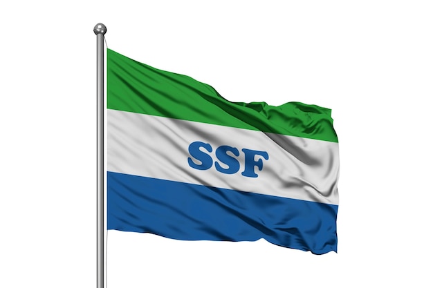 Bandera SSF, vector de bandera ssf