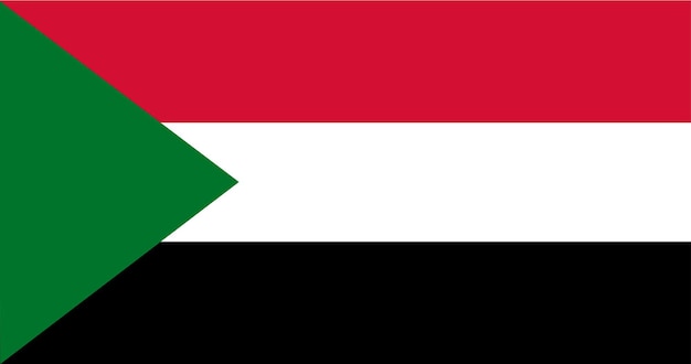 Bandera de Sudán en vector