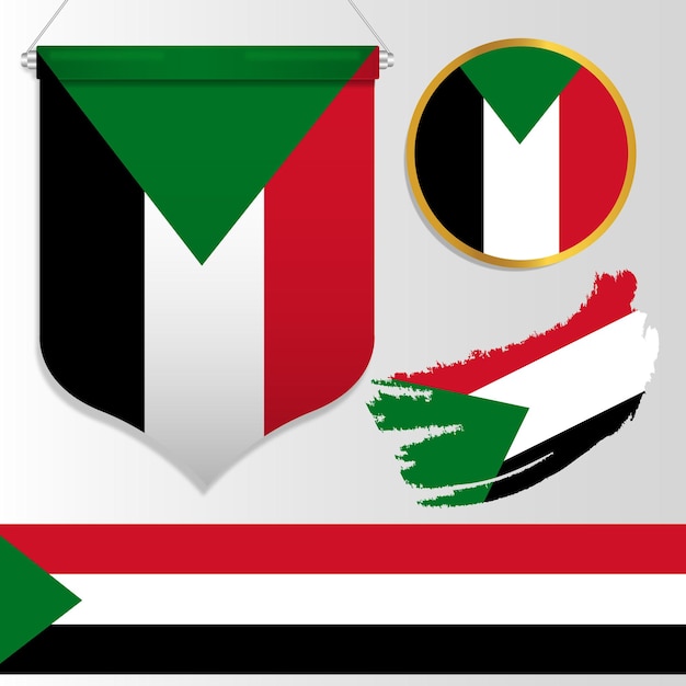 La bandera de Sudán