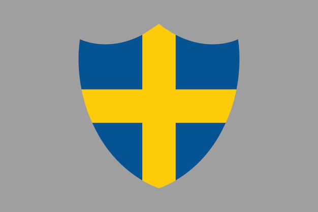 La bandera de Suecia es un símbolo de libertad.