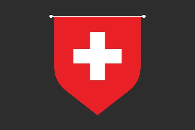 Bandera de Suiza La bandera de Suiza Bandera del país nacional de Suiza