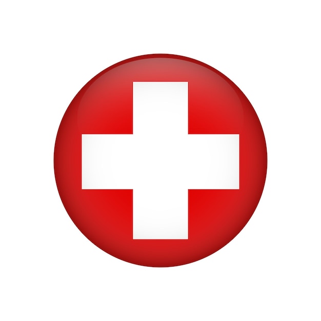 Bandera de Suiza Bandera de Suiza pintada a pincel