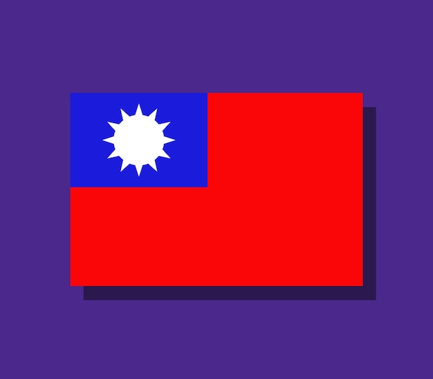 bandera de taiwan