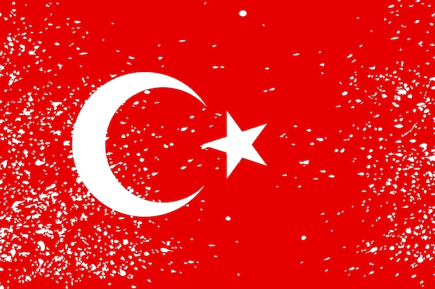 Vector bandera de turquía