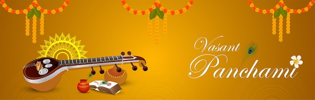 Bandera de Vasant panchami