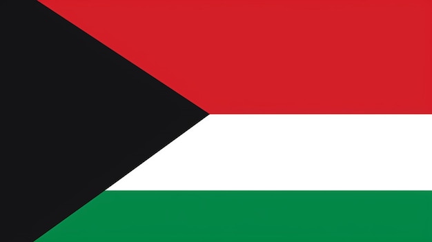 Bandera del vector de Palestina