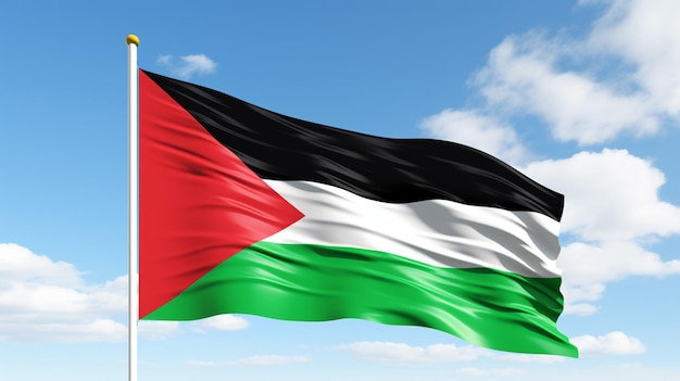 Bandera del vector de Palestina