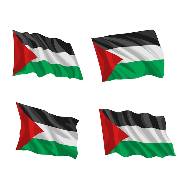 Vector bandera vectorial de palestina