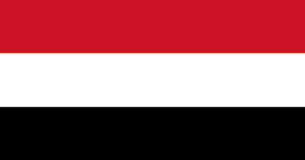 Bandera de Yemen en vector