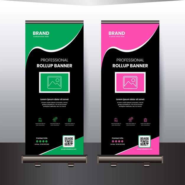 Banderas de encuadernación corporativas Agencias de marketing Conferencias médicas Diseño de redes sociales Prohibición de encuadernamiento