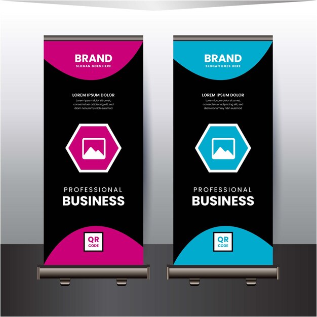 Banderas de encuadernación corporativas Agencias de marketing Conferencias médicas Diseño de redes sociales Prohibición de encuadernamiento