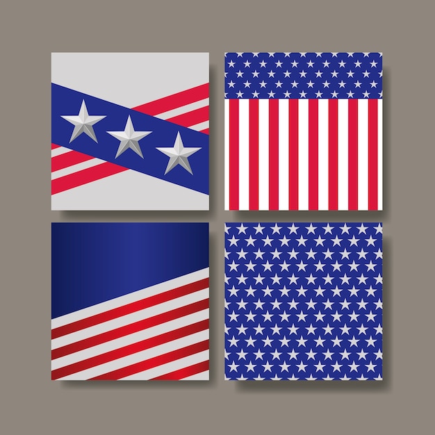 Banderas de los estados unidos de américa