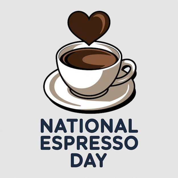 Banderas de eventos del Día Nacional del Espresso y gráficos de café EPS y vector editables