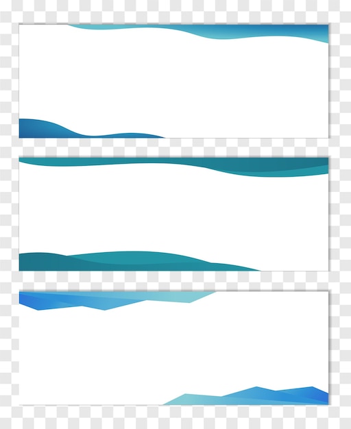Banderas Fondo con patrón ondulado multicapa azul abstracto Estilo de arte en papel Diseño de plantillas para carteles banderas folletos folletos
