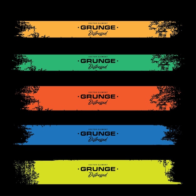 Las banderas de grunge en apuros