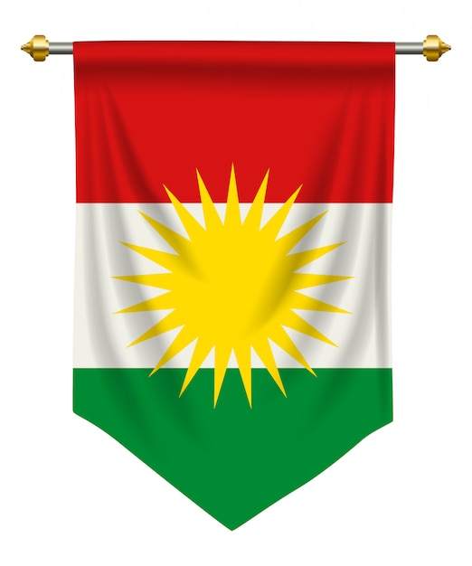 Banderín del kurdistán