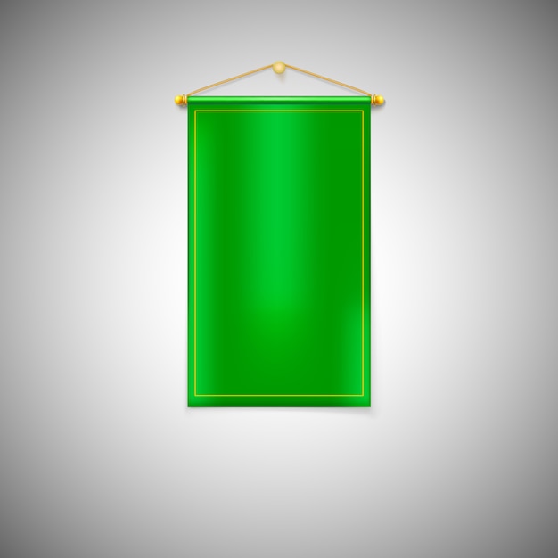 Banderín verde