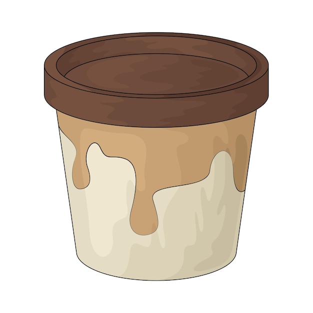 Una bañera de helado.