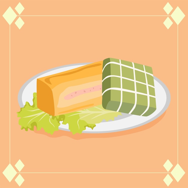 Banh Chung comida vietnamita nacional en hojas de plátano comida asiática
