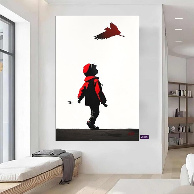 Vector banksy ai arte de feko