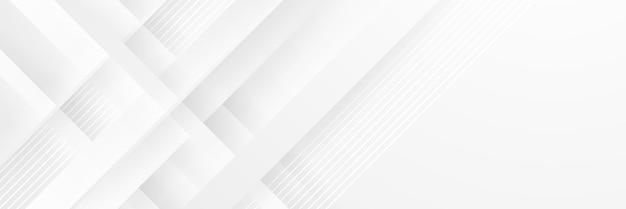 Banner abstracto blanco Diseño blanco vectorial mínimo Ilustración vectorial Plantilla de fondo de patrón de banner de diseño gráfico abstracto vectorial