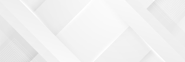 Banner abstracto blanco Diseño blanco vectorial mínimo Ilustración vectorial Plantilla de fondo de patrón de banner de diseño gráfico abstracto vectorial