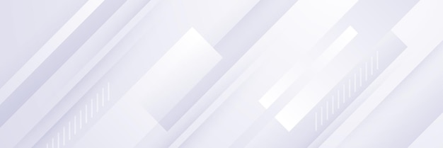 Banner abstracto blanco Diseño blanco vectorial mínimo Ilustración vectorial Plantilla de fondo de patrón de banner de diseño gráfico abstracto vectorial