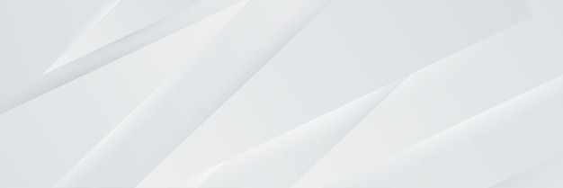 Banner abstracto blanco Diseño blanco vectorial mínimo Ilustración vectorial Plantilla de fondo de patrón de banner de diseño gráfico abstracto vectorial