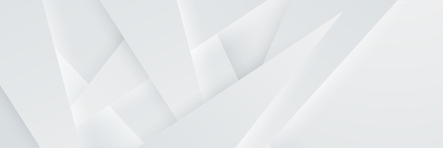 Banner abstracto blanco Diseño blanco vectorial mínimo Ilustración vectorial Plantilla de fondo de patrón de banner de diseño gráfico abstracto vectorial
