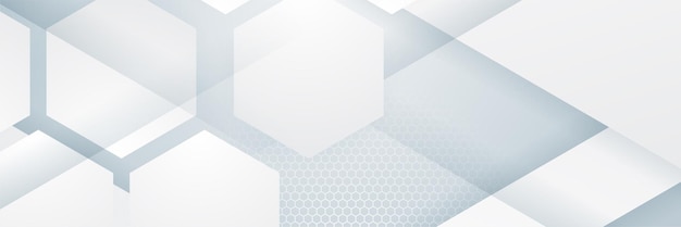 Banner abstracto blanco Moderno y elegante banner gris blanco con diseño creativo y líneas brillantes Diseño de rayas vectoriales mínimas Elemento gráfico de textura simple Plantilla de fondo de patrón abstracto vectorial