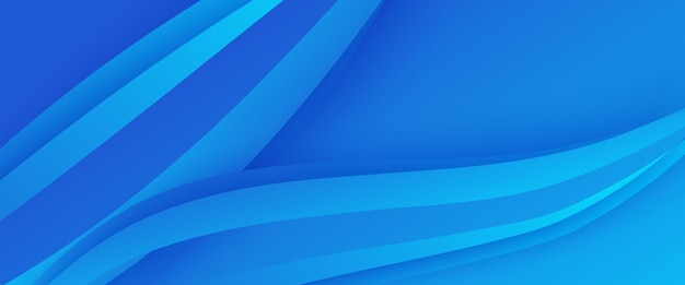 Banner abstracto de gradiente vectorial azul con elementos de formas para la presentación de fondo fondo papel tapiz banner folleto web diseño y portada