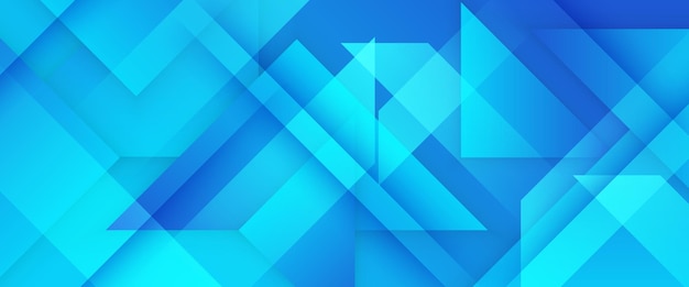Banner abstracto de gradiente vectorial azul con elementos de formas para la presentación de fondo fondo papel tapiz banner folleto web diseño y portada