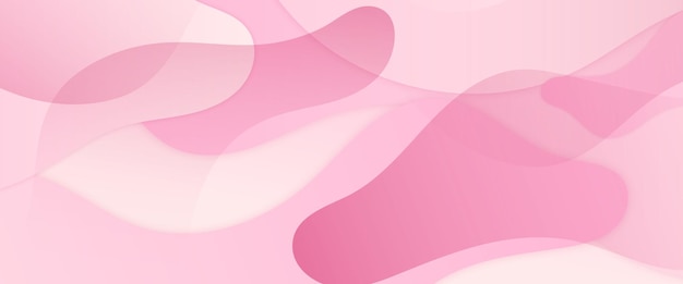 Banner abstracto moderno minimalista vectorial rosado y blanco con formas para banners de sitios web, folletos, carteles, folletos y portadas