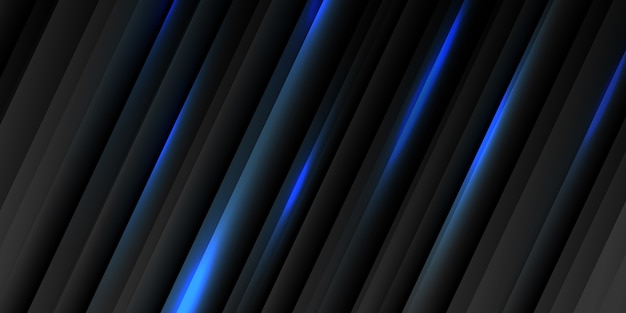 Banner abstracto oscuro con diseño moderno