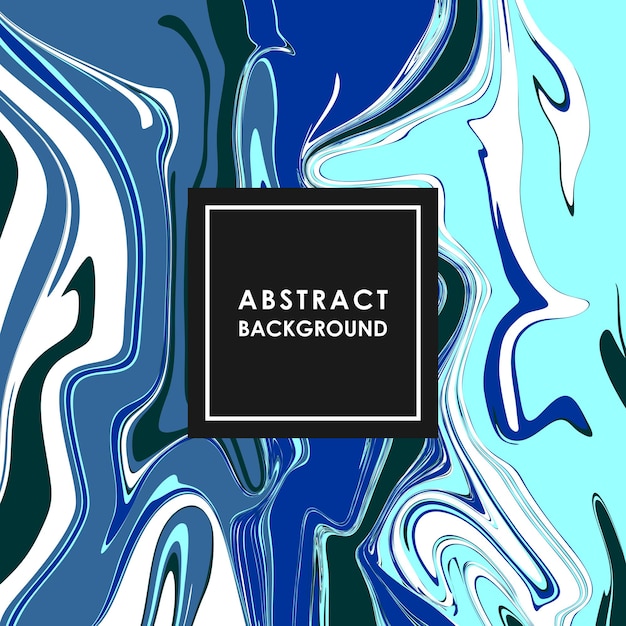 BANNER ABSTRACTO CON RAYAS DE PINTURA AZUL EN EL VECTOR