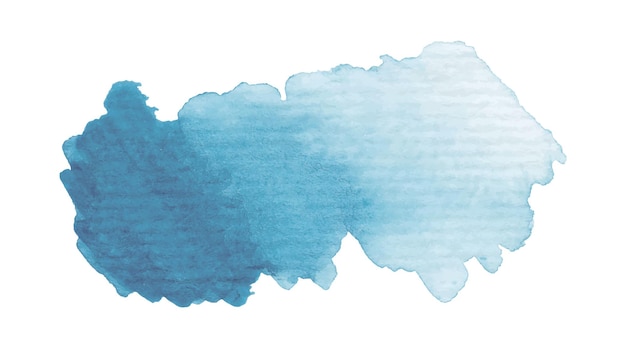 Banner de acuarela pintado a mano con lavado degradado. Ilustración de vector aislado sobre fondo blanco.