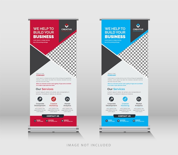 Banner acumulativo de negocios corporativos
