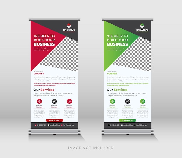 Banner acumulativo de negocios corporativos