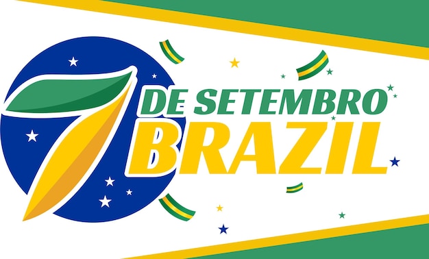 Banner al aire libre para la celebración del 7 de sembro de brasiljpg