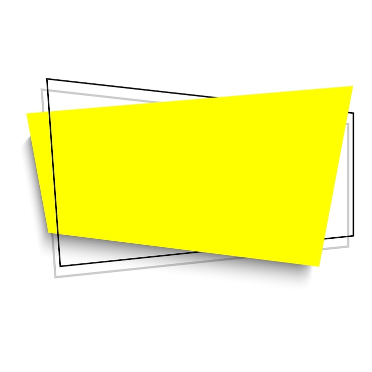 Vector banner de anuncio de vector moderno aislado