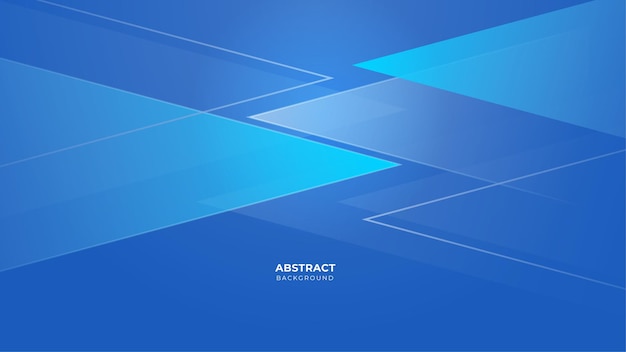 Banner azul geométrico mínimo formas geométricas fondo de tecnología ligera diseño abstracto Ilustración vectorial diseño gráfico abstracto patrón de banner fondo de presentación plantilla web