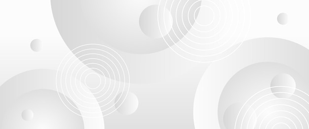 Banner blanco moderno y sencillo de arte abstracto vectorial con formas Para presentación de fondo fondo papel tapiz banner folleto web diseño y portada