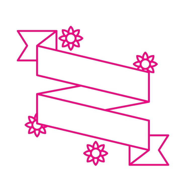 Vector banner de boda