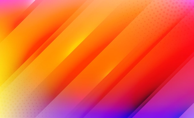 Banner borroso de gradiente vectorial vibrante para la promoción del sitio web