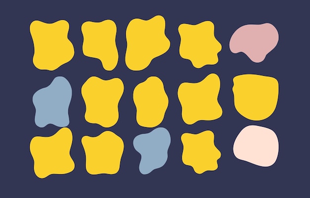 Banner de caja en estilo plano Vector de habla en fondo naranja.