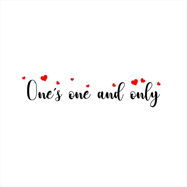 Banner de caligrafía de signo de amor con corazones rojos aislados sobre fondo transparente
