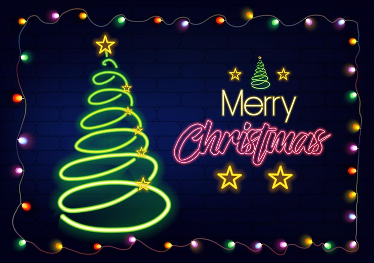 Vector banner de cartel de promoción de venta de feliz navidad con exhibición de productos y decoración festiva